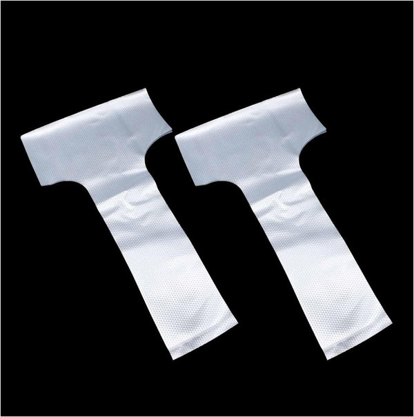 SQXBK 100PCS 130x210mm Transparent T Handle Drink Hanging Plastic Takeout Coffee Milk Juice