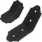 4Packs 6" Heavy Duty Flush Inside 45-Degree Angle Bracket Decorative Knee Braces, Outside 45 Degree Mount Bracket
