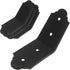 4Packs 6" Heavy Duty Flush Inside 45-Degree Angle Bracket Decorative Knee Braces, Outside 45 Degree Mount Bracket