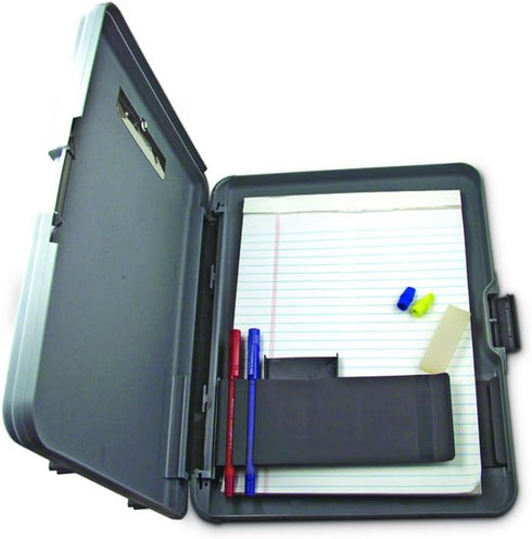 Saunders WorkMate 00470 Plastic Storage Clipboard, Gray, Letter Size, 8.5 x 12 Inches