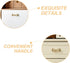 2sets Angoily Decorative Drawer Pulls Stylish Handles for Cabinets Dressers and Bedside Tables Easy to Install