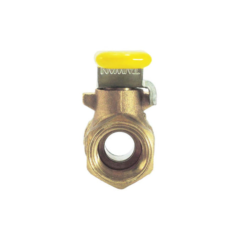 Nigo Industrial Co. 240 Series Forged Brass Mini Gas Ball Valve - CSA Certified, 1/4" NPT