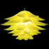 Lightingsky DIY IQ Jigsaw Puzzle Toy Lotus Flower Lamp Shade Ceiling Pendant for Room Decoration (Yellow)