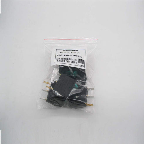 mxuteuk 6pcs AC110V/120V Rocker Switch Green Light Illuminated Snap-in Toggle Switch, 3 Pin, SPST ON-Off
