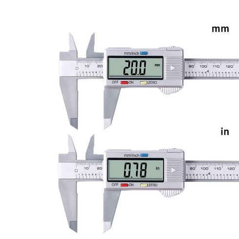 Electronic Digital Caliper, LCD | 0 to 6 inch, inch/mm Conversion, Automatic Shutdown, Ideal for Home/Jewelry/DIY