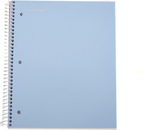 Mintra Office Spiral Notebooks, Durable 1 Subject, College Ruled, Spring Pink, Sun Yellow, Arctic Ice, 3pk