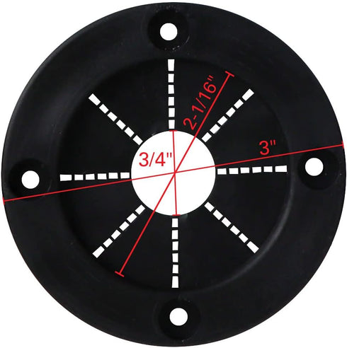 Extreme Max 3005.2172.5 Rigging Grommet - 2", Black, Pack of 5 by Extreme Max