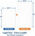O2ktb 8.5 14 Inch, 92 20 lb, 1 (500 Legal Size Copy Paper x Bright White, Smooth Surface Printer Paper, Reliable