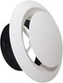 3 Inch Round Vent Cover - ABS Adjustable Air Vent for Indoor Use in Bedrooms, Living Rooms, Offices, Kitchens