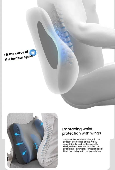 Generic Tailbone, Backrest and seat Cushion, Pressure Relief Seat Cushionfor Car and Office Cushion, Wheelchair