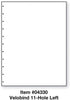 PrintWorks Professional Prepunched Paper, 8.5 x 11, 20 lb, 500 Sheets, White (04330)