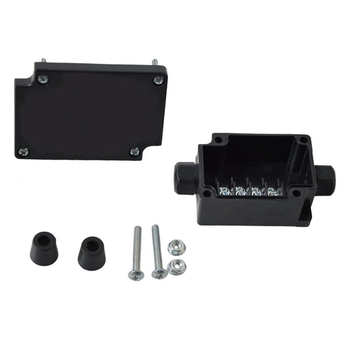 Electrical Junction Box, IP65 Outdoor Waterproof Cable Box, ABS Plastic, Black -70 * 50 * 36mm