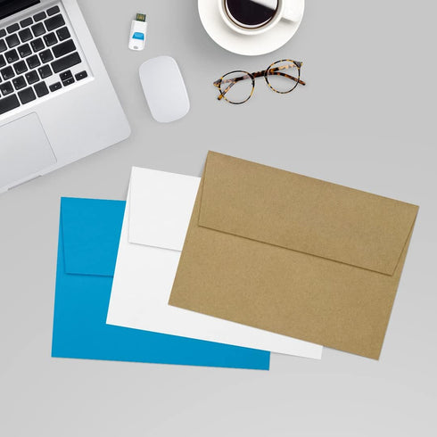LUXPAPER A7 Invitation Envelopes, 5 x 7 Cards, 80 lb. Grocery Bag, 250 Pack