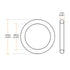 uxcell Fluorine Rubber O-Rings, Green, Pack of 10, 22mm OD, 20mm ID, 1mm Width FKM Seal Gasket