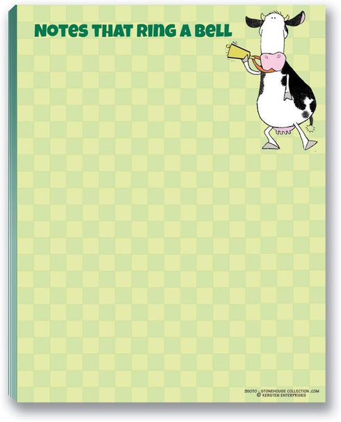 Cute Humorous Notepads, 4 Assorted Funny Note Pads