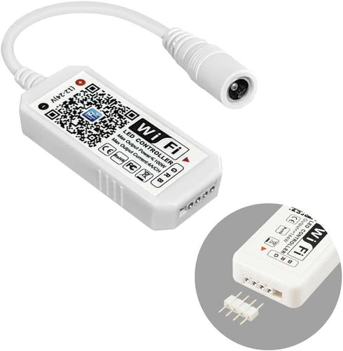 3 Pack Smart WiFi LED Controllers, RGB Led Strip Lights Wireless Control, Compatible with Alexa & Google Home & IFTTT