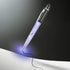Penyeah Light Up Ballpoint Pens, Black Ink (0.7mm) for Dark Writing, Pack of 4 in White/Red/Green/Blue for Events