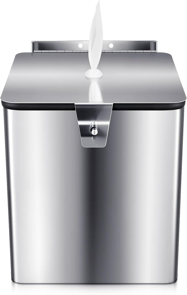 Zonon Stainless Steel Wall Mount Disinfectant Wipe Dispenser Fits Sanitizing and Disinfecting Wipes