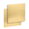 2 Pcs Brass Plate Sheet, 6" x 6" x 20 Gauge Brass Shim Stock for Hobby Craft and Jewelry Making