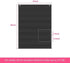 Auchq Magnetic Pocket Chart, Standard Pocket Chart with 7+1 Pockets, 14 Double-Sided Dry-Eraser Cards for Classroom