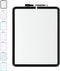 Mr. Pen Dry Erase Board - 14” X 11” with Black Marker, Small White Board for Fridge, Dry Erase Board Small