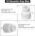 #12 Ceramic Cup White TIG Welding Cup, Fit Torch WP 9/20/25 Series with 3/32 Diffuser