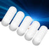 5Pcs 5x15mm PTFE Magnetic Stirrer Mixer Type C Stir Bars, Laboratory PTFE Stirring Rod