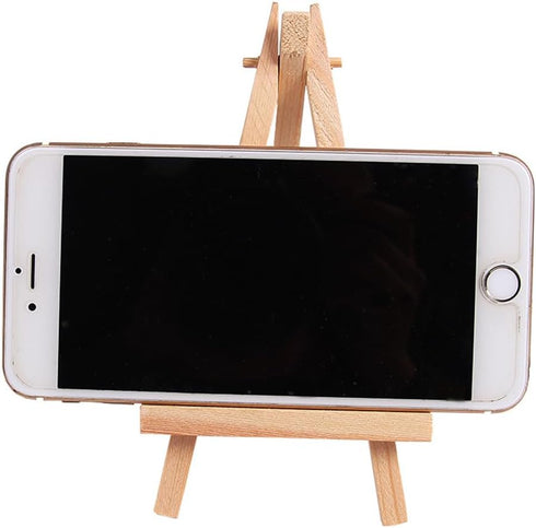 Operitacx 2 Pcs Wooden Small Easel Dog Paw for Crafts, Miniature Display Stand for Phone, Photo, Tabletop