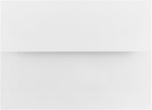 JAM PAPER A8 Invitation Envelopes - 5 1/2 x 8 1/8 - White with Red Foil - 50 Pack