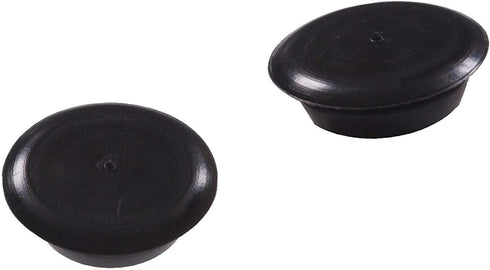 Caplugs BPF-5/8 Button Plugs with Flush-Type Heads, 10 Pack, Low-Density Polyethylene (PE-LD), Black