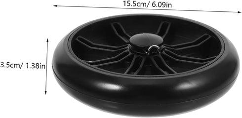 2pcs KALLORY Shopping Trolley Cart Wheels Replacement Parts for Laundry Cart Rolling Wheel