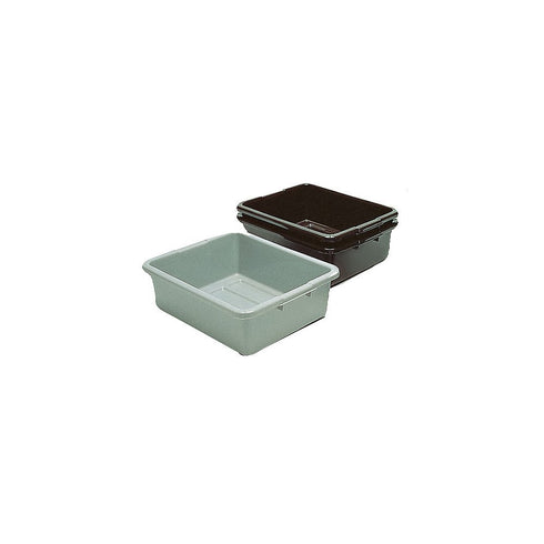 Commercial FG335192BRN 7 1/8 Rubbermaid Products Food Service Bus/Utility Tote Box, gal, Brown