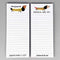 Nancy Nikko Dachshund Refrigerator Notepads - Set of 2 for To Do List and Grocery List