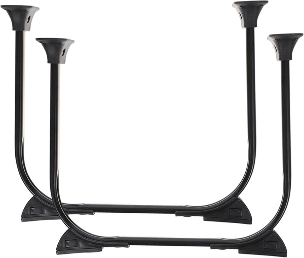 SEWACC 2pcs Foldable Hairpin Legs Heavy Duty Metal Table Legs for DIY