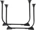 SEWACC 2pcs Foldable Hairpin Legs Heavy Duty Metal Table Legs for DIY