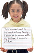 Two-Sided Primary Lined Dry Erase Boards, Non-Magnetic, 6 Boards