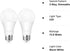 3 Way LED Light Bulbs, 40 60 100 Watt Equivalent, A19 Dimmable, 2700K Warm White, E26 Base, 500-1000-1500LM, 2 Pack