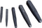 URREA Damaged Screw Removal Set - 5-Piece (5/16" - 5/8") Straight Flute Extractor Set with Tempered Steel Construction & Tool Storage Pouch - 9500A by Urrea
