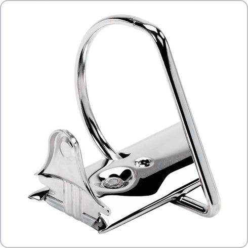 Cardinal Performer ClearVue Presentation Binder, 1.5" Non-Locking Slant-D Rings, 375-Sheet Capacity, PVC-Free, White
