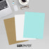 LUXPaper 8.5" x 11" Paper, Seafoam Blue, 80lb. Text, 50 Qty, Letter Size
