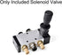 uxcell 2 Position 5 Way 3/8 inches PT Manual Hand Pull Solenoid Valve, Pneumatic Air Lever Operated Valve