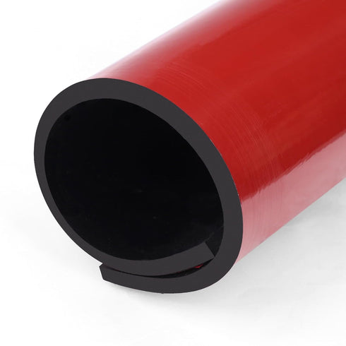 WochiTV Adhesive Solid Rubber Sheet, 12" Wide x 1/4" Thick x 11" Long Self Stick Black Neoprene Rubber Rolls