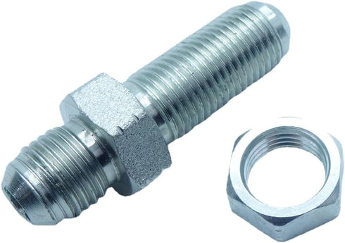 1 Piece 3/8#6 JIC 37° Male Flare to #6 3/8 JIC 37° Flare Bulkhead Union Adapter