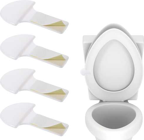 YBEATY 4 Pcs Toilet Seat Lift Handle Toilet Lid Lifter Sticky Seat Handle