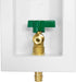 EFIELD Pre-assembled Ice Maker Outlet Box, 1/2-Inch F1960 Pex-a Expansion Fitting with 1/4-Turn Ball Valve - White