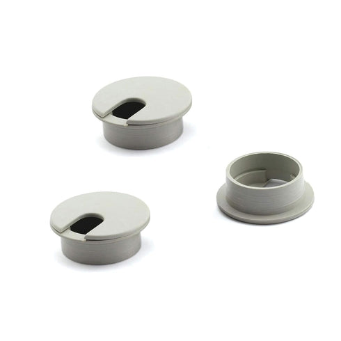 Desk Grommet 3 Pack, 1-3/8 Inch (35mm) Plastic Wire Cord Cable Grommets Hole Cover for Wire Organizer
