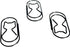 Large Black Jumbo Paper Clips, 50pcs, 2 Inch, Cute Decorative Fat Cat Paper Clips, Non Skid Steel Wire