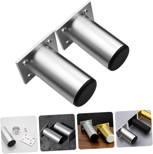 2pcs NUOBESTY Furniture Legs for Cabinets and Tv Stands Heavy Duty Support Elegant Design for Home Decor for Bathroom