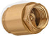 One Way Check Valve 1/2" Female Float Brass Backflow Preventer for Plumbing Water Boiler Heating System