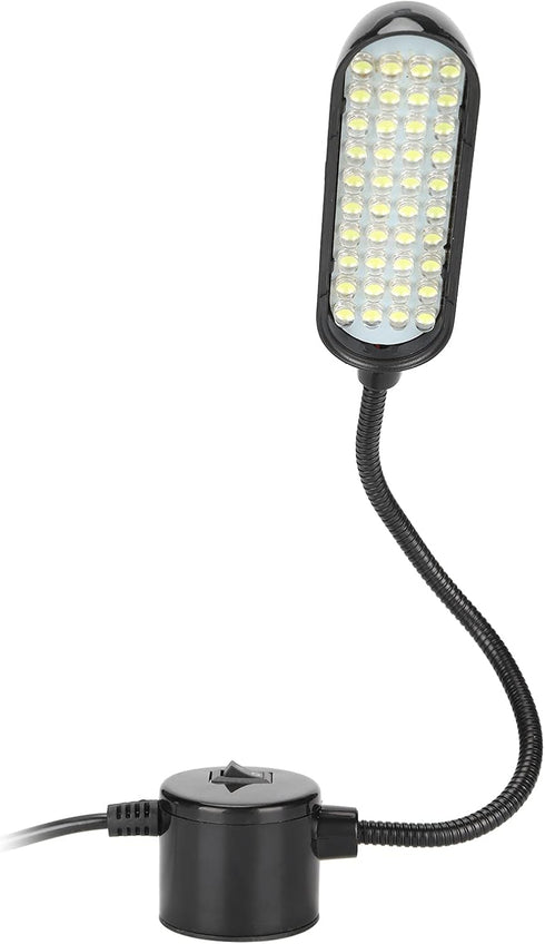 Adjustable Gooseneck LED Table Lamp - Flexible Magnetic Work Light for Tools